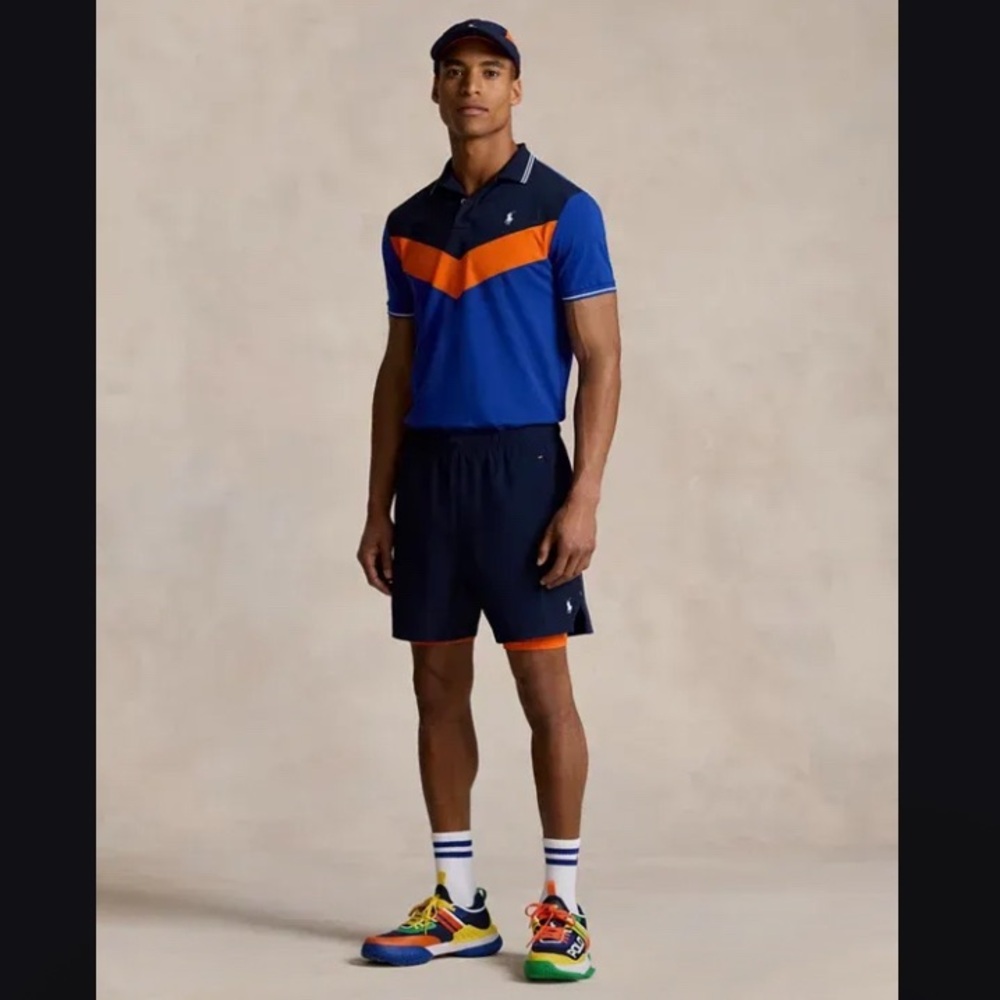 Ralph Lauren Men's Athletic Navy Shorts